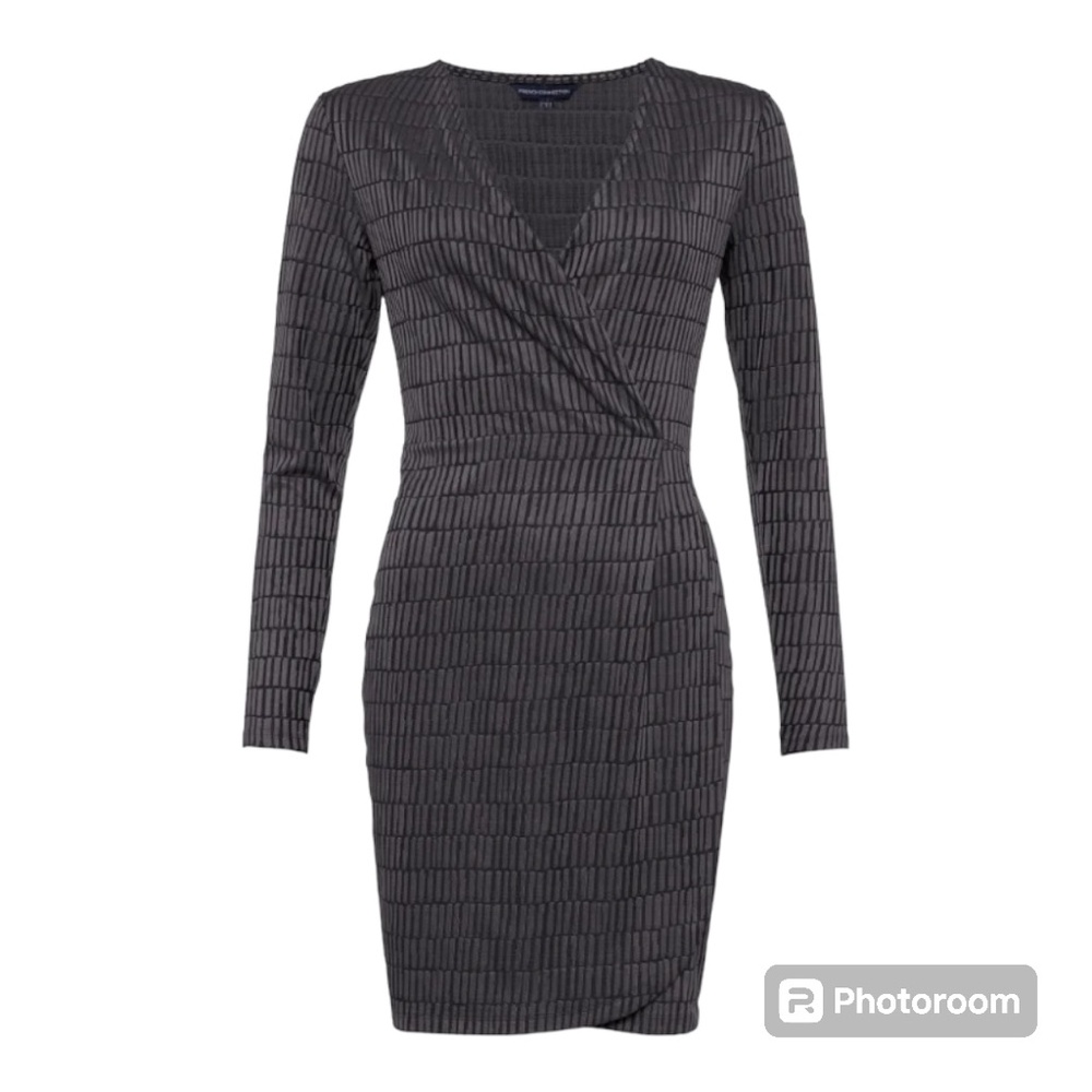 French Connection Linear Jacquard Dress Size 2